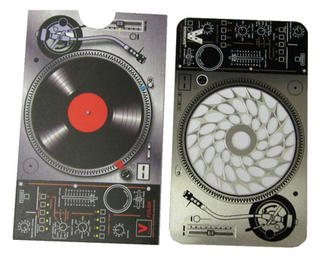 Grinder Card Record Player