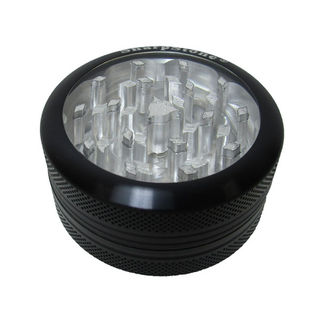 Grinder Sharpstone 2pce Clear Top Black 55mm MO188A