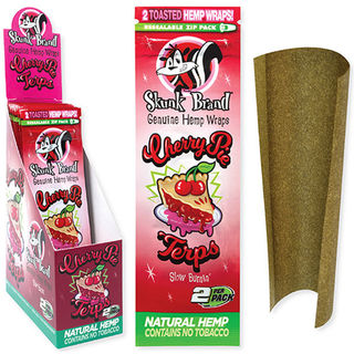Wrap Skunk Brand Hemp Cherry Pie Terps 2pk SW290