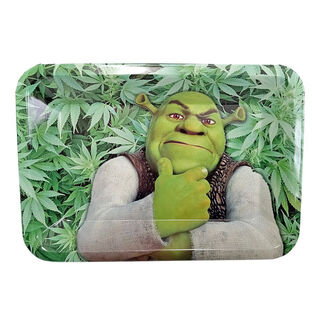 Rolling Tray Metal 180x120mm Shrek Leaves MH540