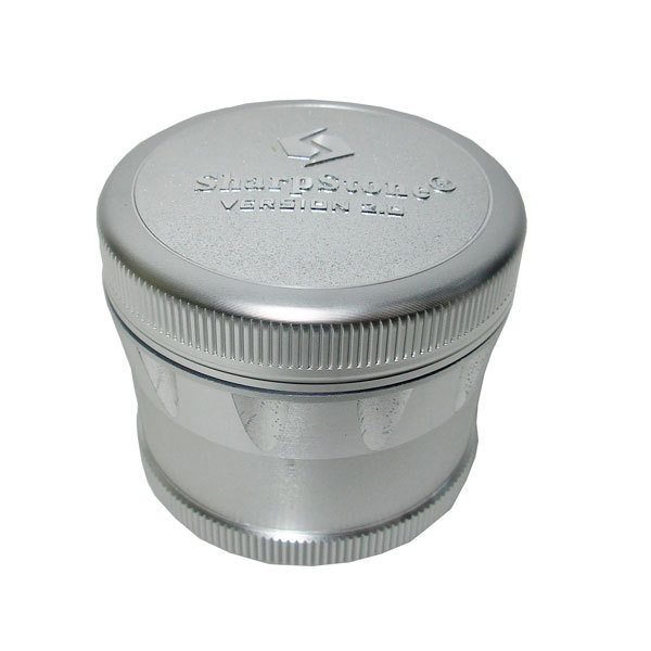 Grinder Sharpstone 4pce v2.0 60mm Silver MO333 EOL