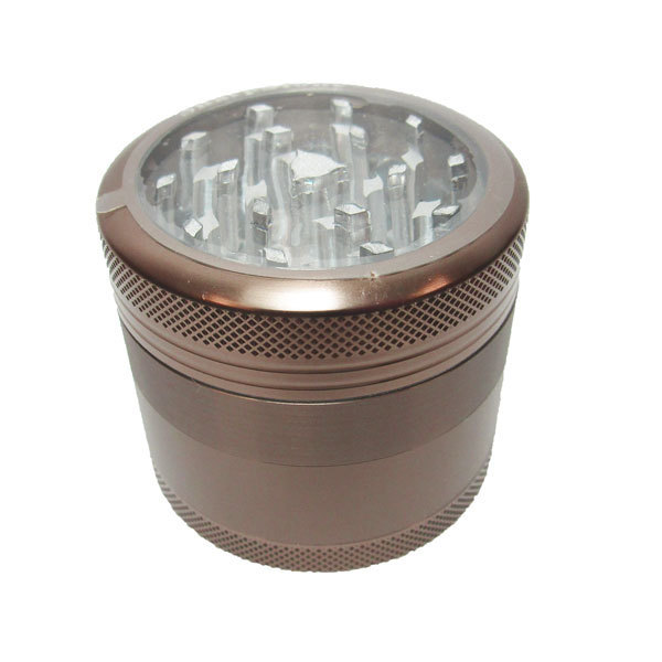 Grinder Sharpstone 4pce Clear Top Bronze MO122