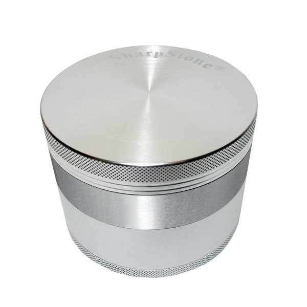 Grinder Sharpstone 85mm 4pce Silver MO181